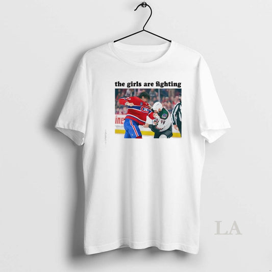 Original Arber Xhekaj Montreal Canadiens And Zack Kassian Arizona Coyotes The Girls Are Fighting - clothing by TeeHivey.com