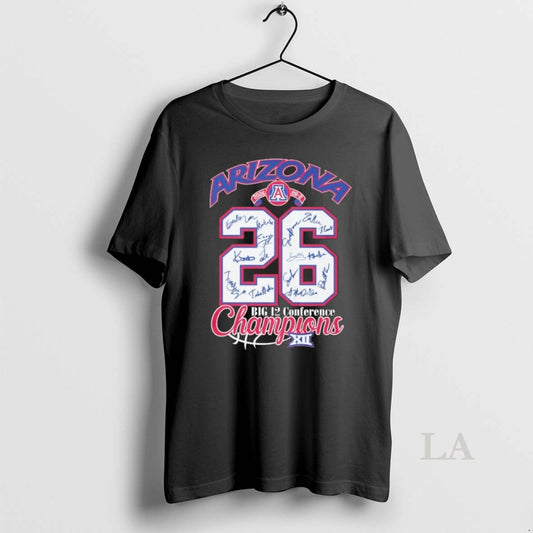 Original Arizona Wildcats 2026 Big 12 Conference Champions Signatures