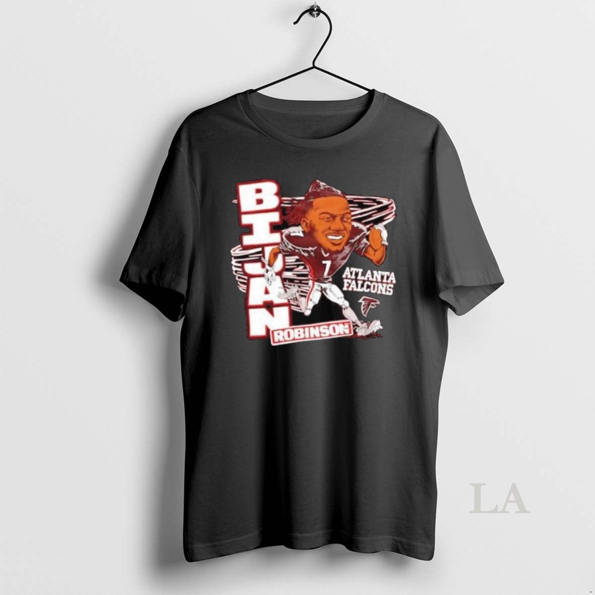 Original Atlanta Falcons Bijan Robinson Caricature Signature 2025 Long Sleve - clothing by TeeHivey.com