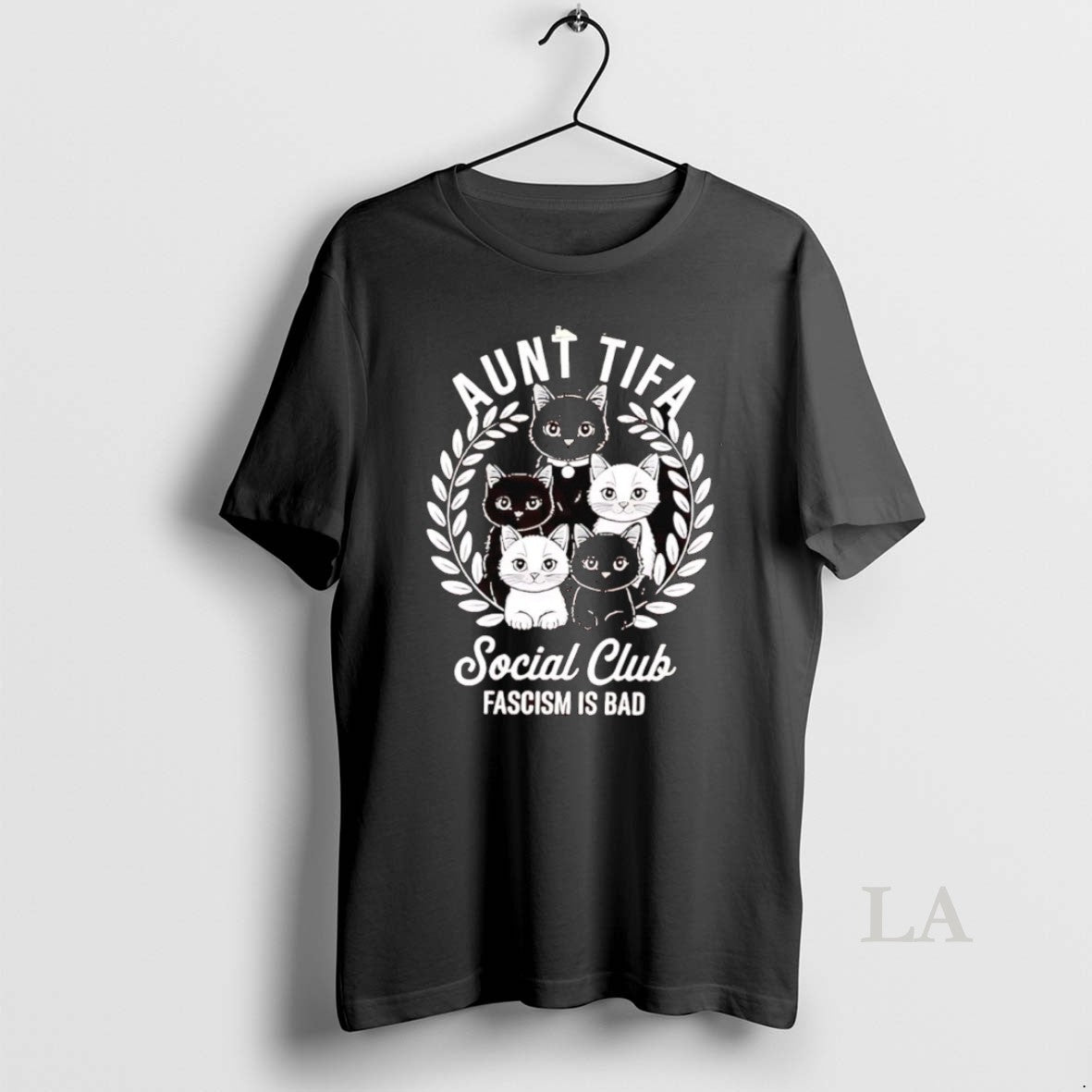 Original Aunt Tifa Cats Social Club Fascism Is Bad - clothing by TeeHivey.com