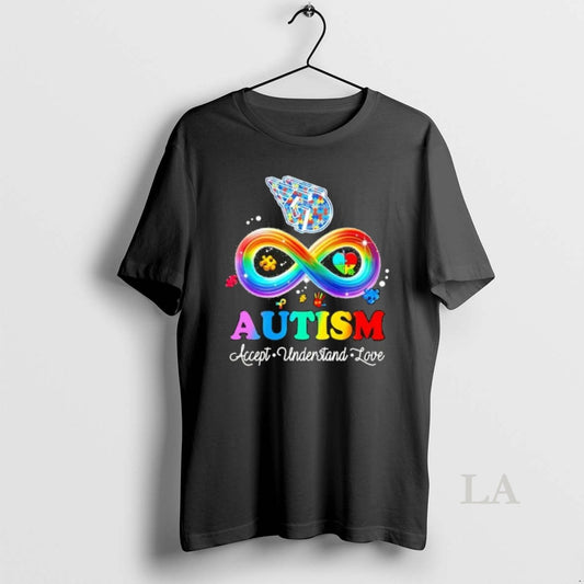 Original Autism Accept Understand Love Cleveland Guardians Baseball Logo Colors