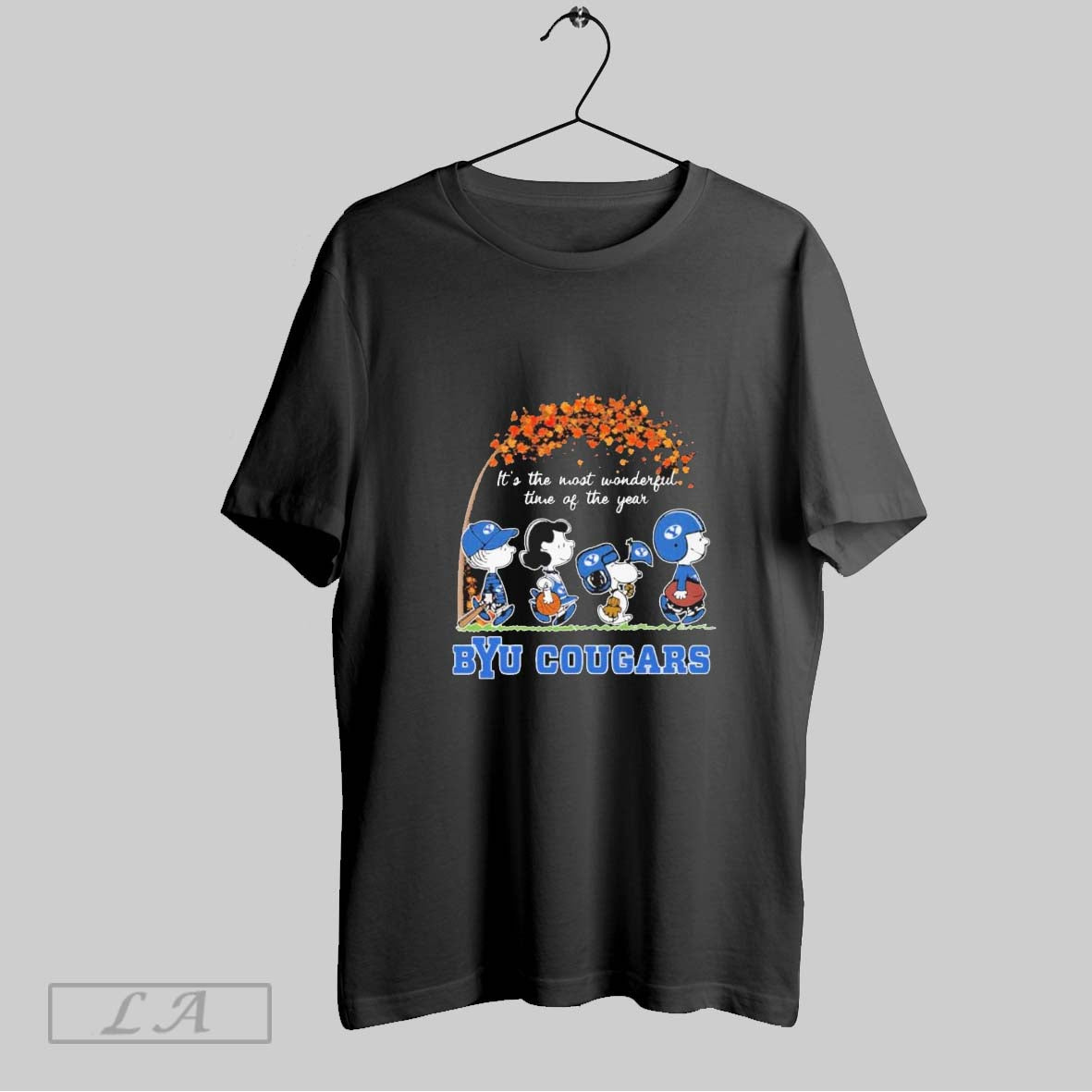 Original Byu Cougars X The Peanuts Its The Most Wonderful Time Of The Year