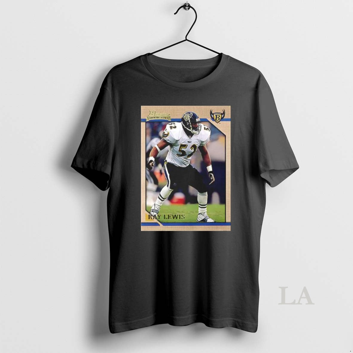 Original Baltimore Ravens Ray Lewis Trading Card - clothing by TeeHivey.com