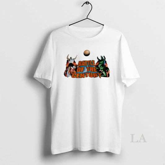 Original Battle Of The Century Basketball Godzilla And Giant