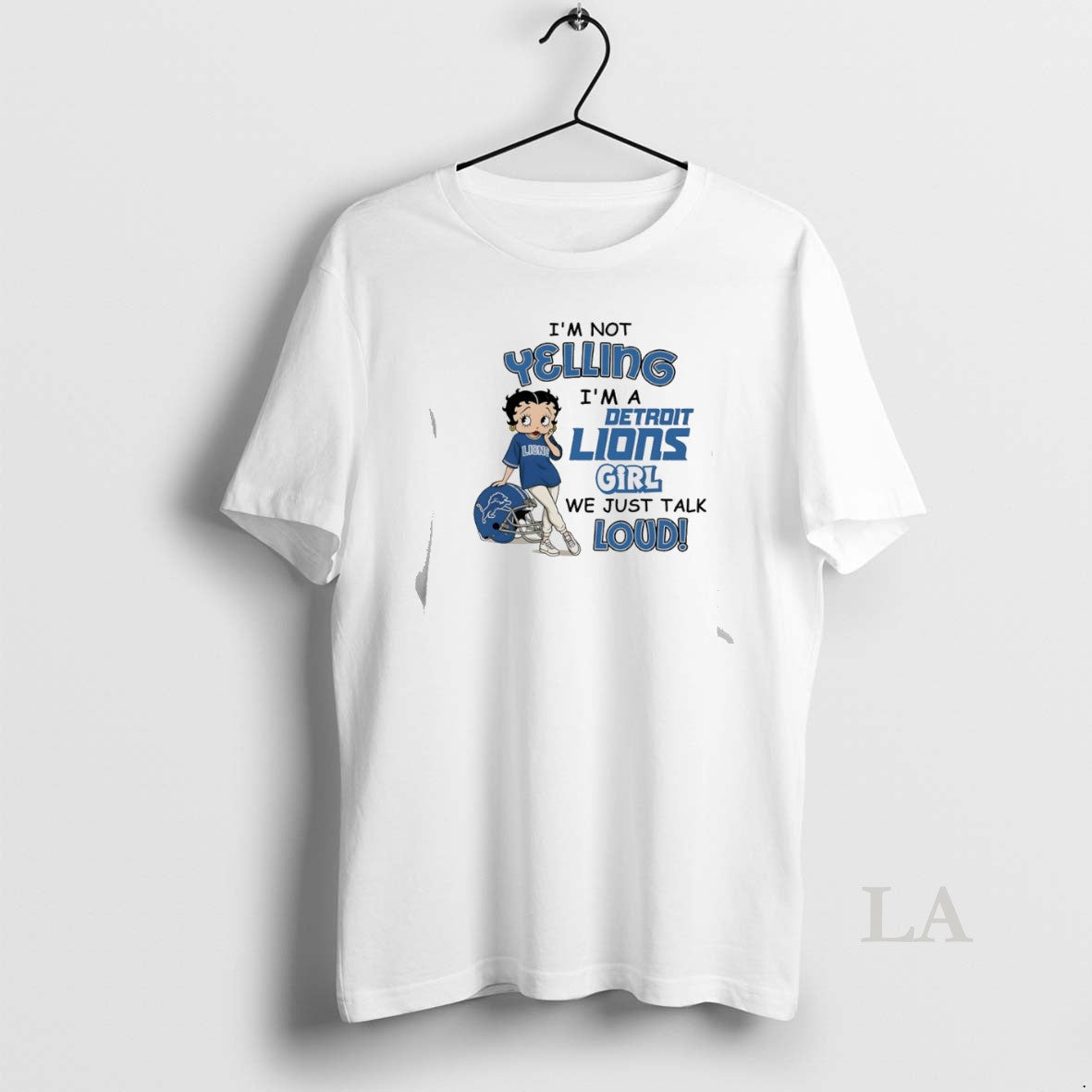Original Betty Boop Im Not Yelling Im A Detroit Tigers Girl We Just Talk Loud - clothing by TeeHivey.com