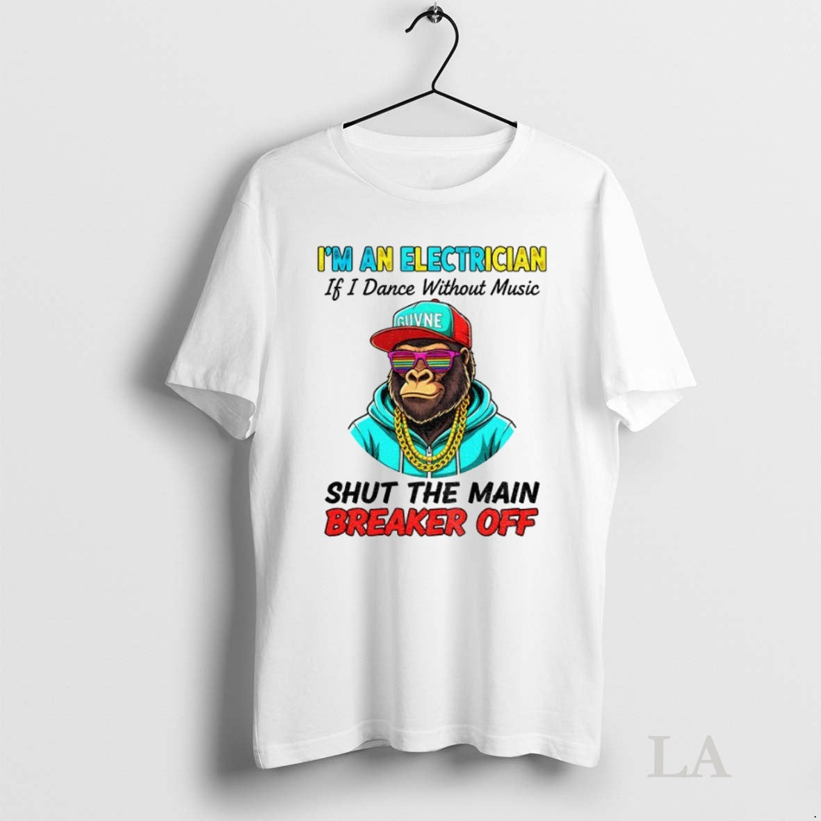 Original Bigfoot Im An Electrician If I Dance Without Music Shut The Main Breaker Off - clothing by TeeHivey.com