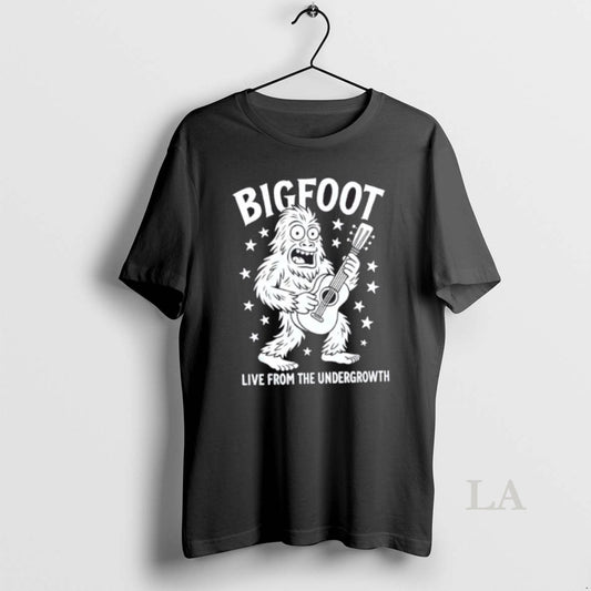 Original Bigfoot Guitarist Live From The Undergrowth - clothing by TeeHivey.com