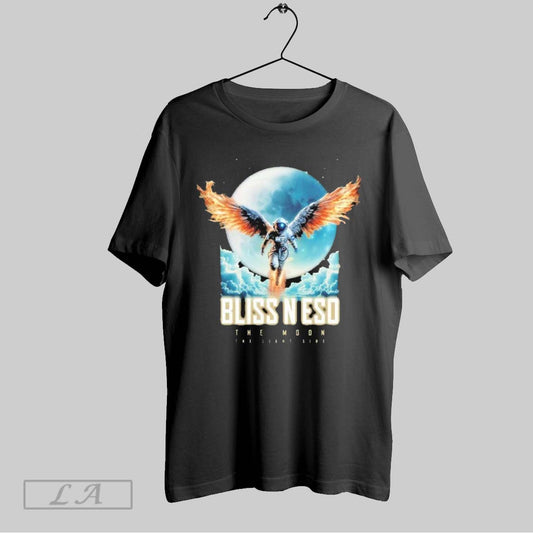 Original Bliss N Eso The Moon The Light Side Wings T Shirts