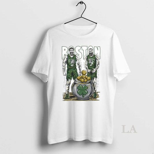 Original Boston Celtics Basketball Where Champions Live Pots Of Gold Skeleton Players Circle - clothing by TeeHivey.com