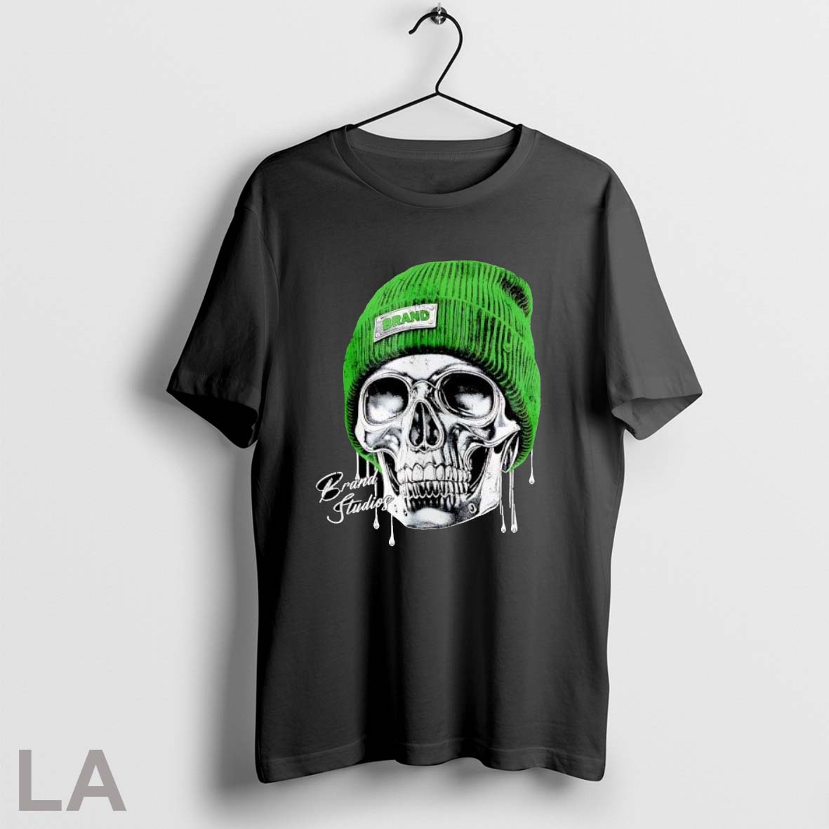 Original Brand Studios Skull Wearing Beanie Streetwear - clothing by TeeHivey.com