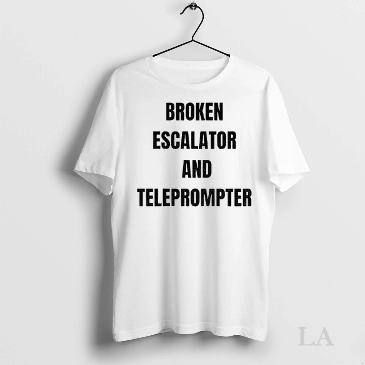 Original Broken Escalator And Teleprompter Funny Trump