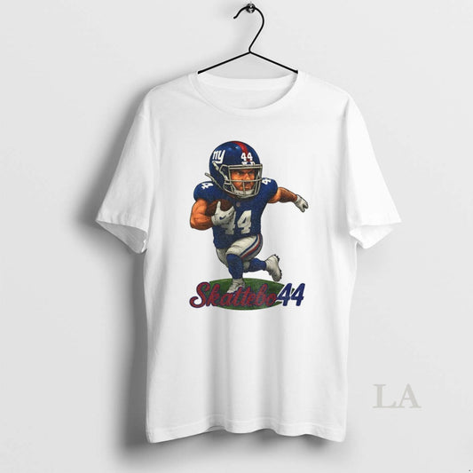 Original Cam Skattebo 44 Giants Game Day Cartoon - clothing by TeeHivey.com