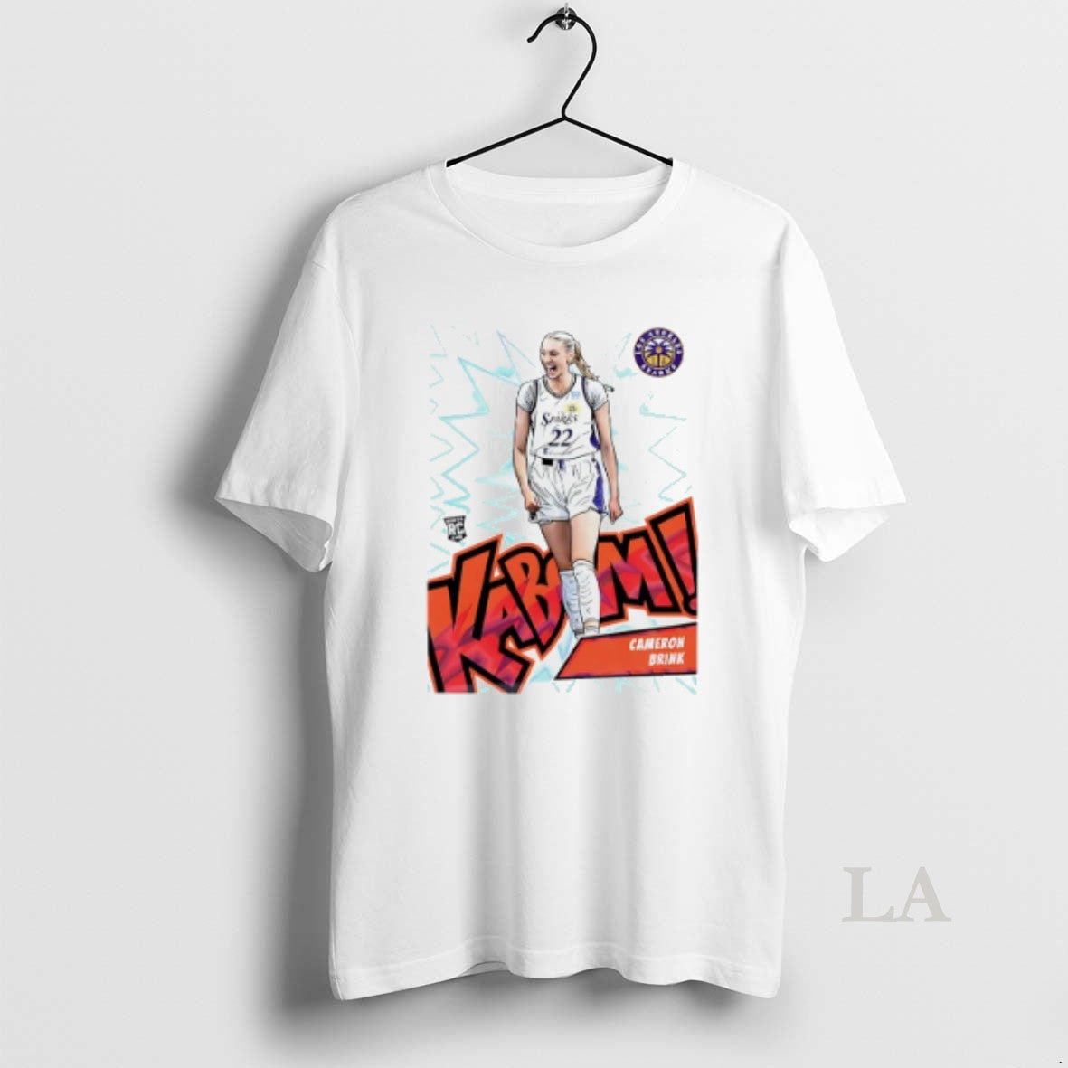 Original Cameron Brink Los Angeles Sparks Kabom Caricature - clothing by TeeHivey.com
