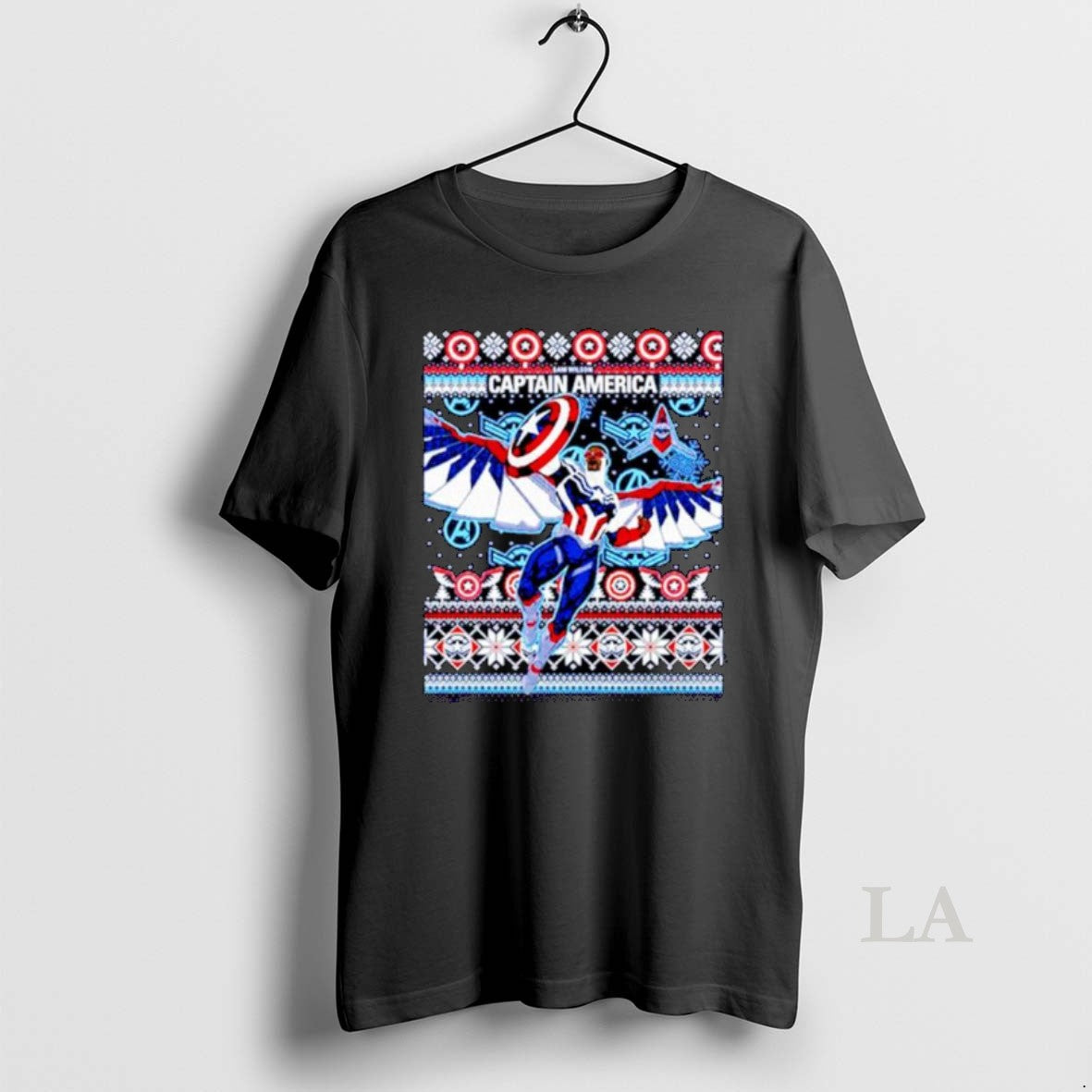 Original Captain America Sam Wilson Ugly Xmas Holiday Ornaments - clothing by TeeHivey.com