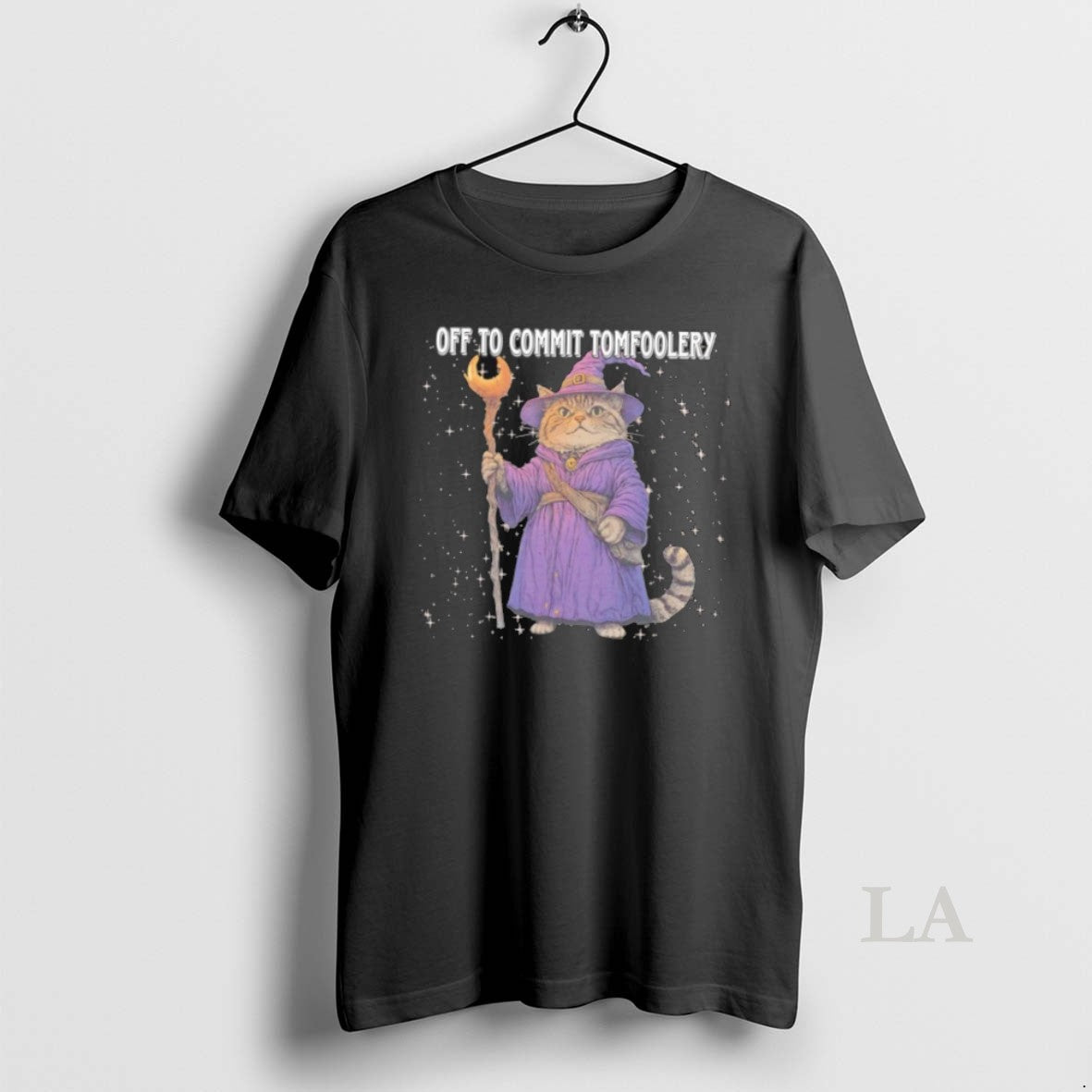 Original Cat Wizard Off To Commit Tomfoolery - clothing by TeeHivey.com