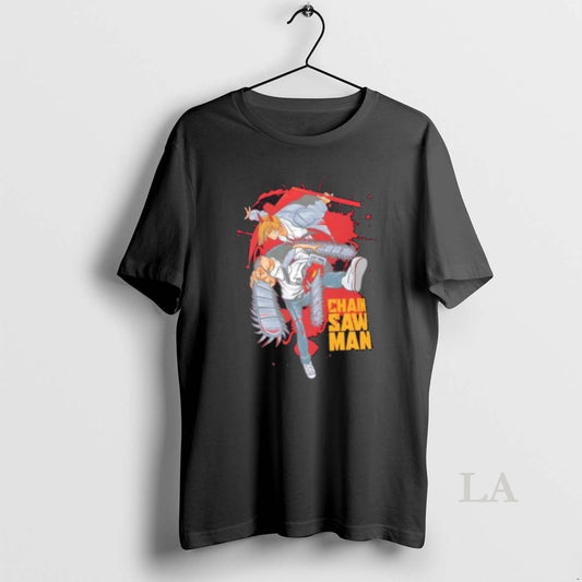 Original Chainsaw Man Anime Action - clothing by TeeHivey.com