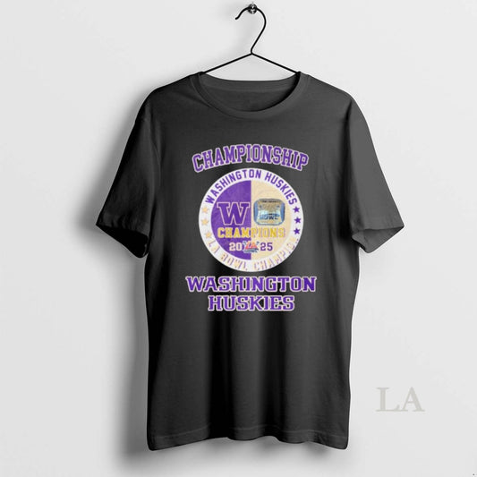 Original Championship 2025 Washington Huskies La Bowl Champions - clothing by TeeHivey.com