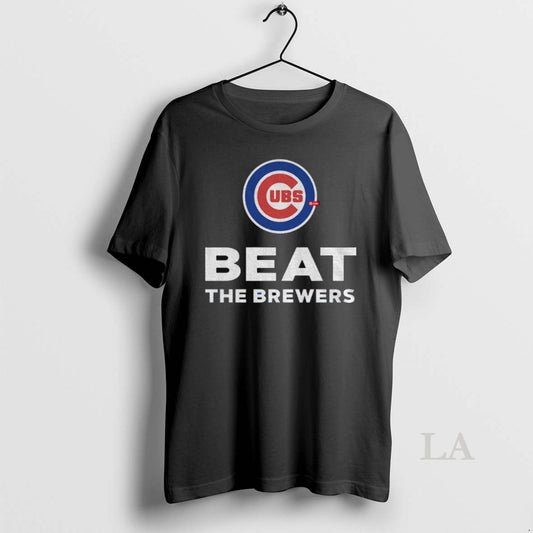 Original Chicago Cubs Beat The Brewers Mlb Baseball Logo - clothing by TeeHivey.com