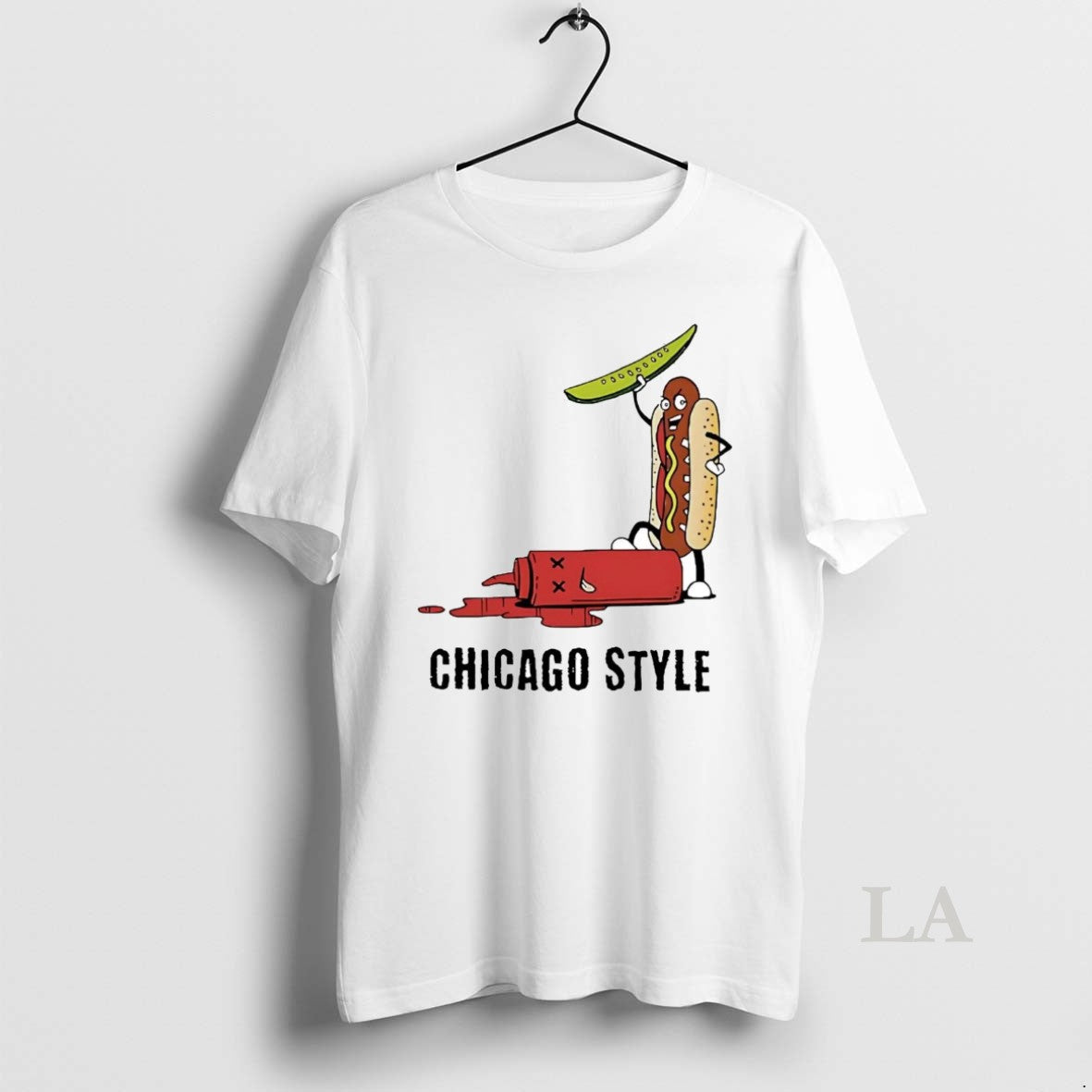 Original Chicago Dog Wins Beats Tomato Ketchup - clothing by TeeHivey.com