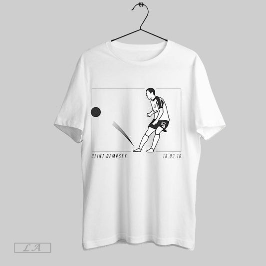 Original Clint Dempsey Fulham Vs Juventus Graphic White Poster - clothing by TeeHivey.com