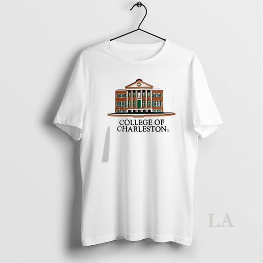 Original College Of Charleston Randolph Hall Building Graphic