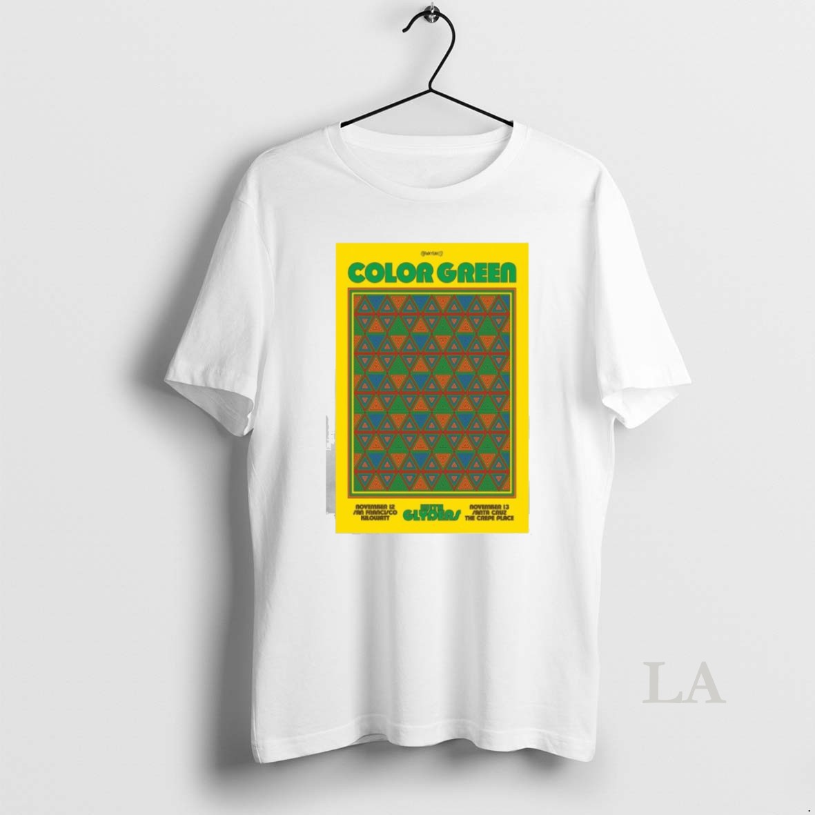 Original Color Green California November 12 13 2025 Concert - clothing by TeeHivey.com