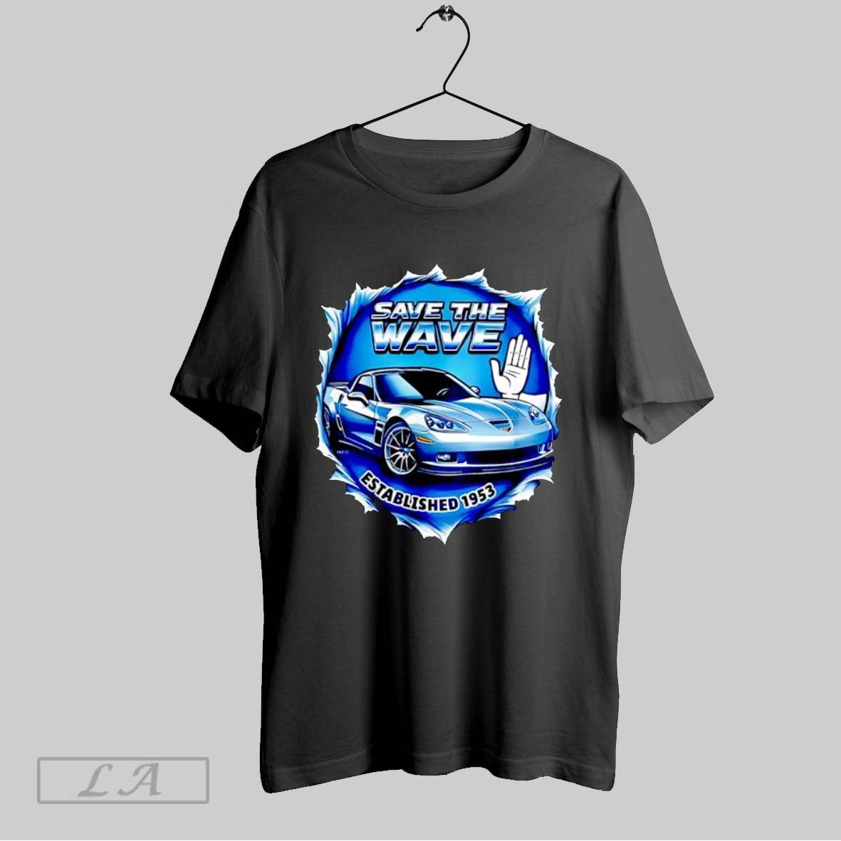 Original Corvette Save The Wave Classic Car Lover T Shirt