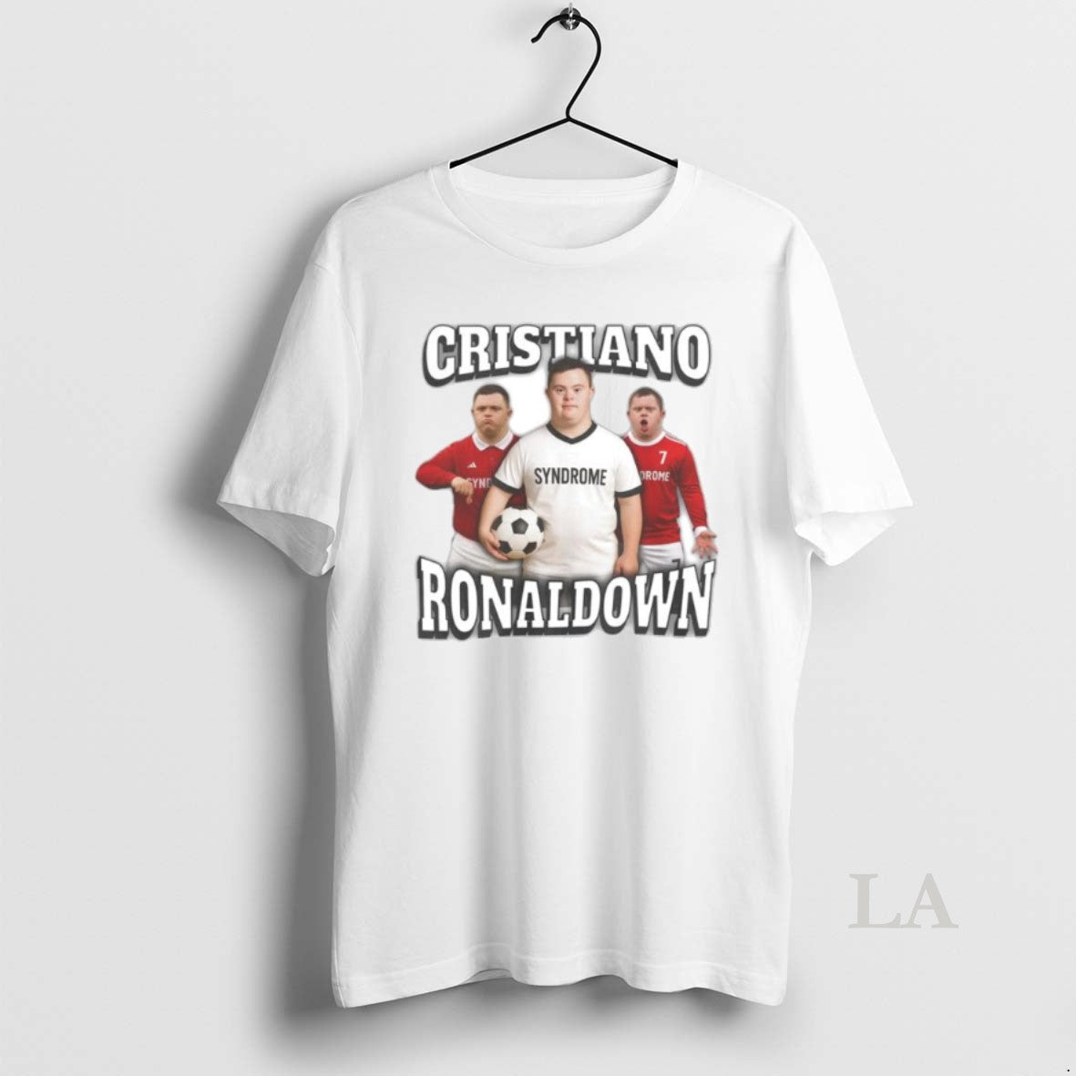 Original Cristiano Ronaldown Down Syndrome X Cristiano Ronaldo Soccer Funny Ornaments - clothing by TeeHivey.com