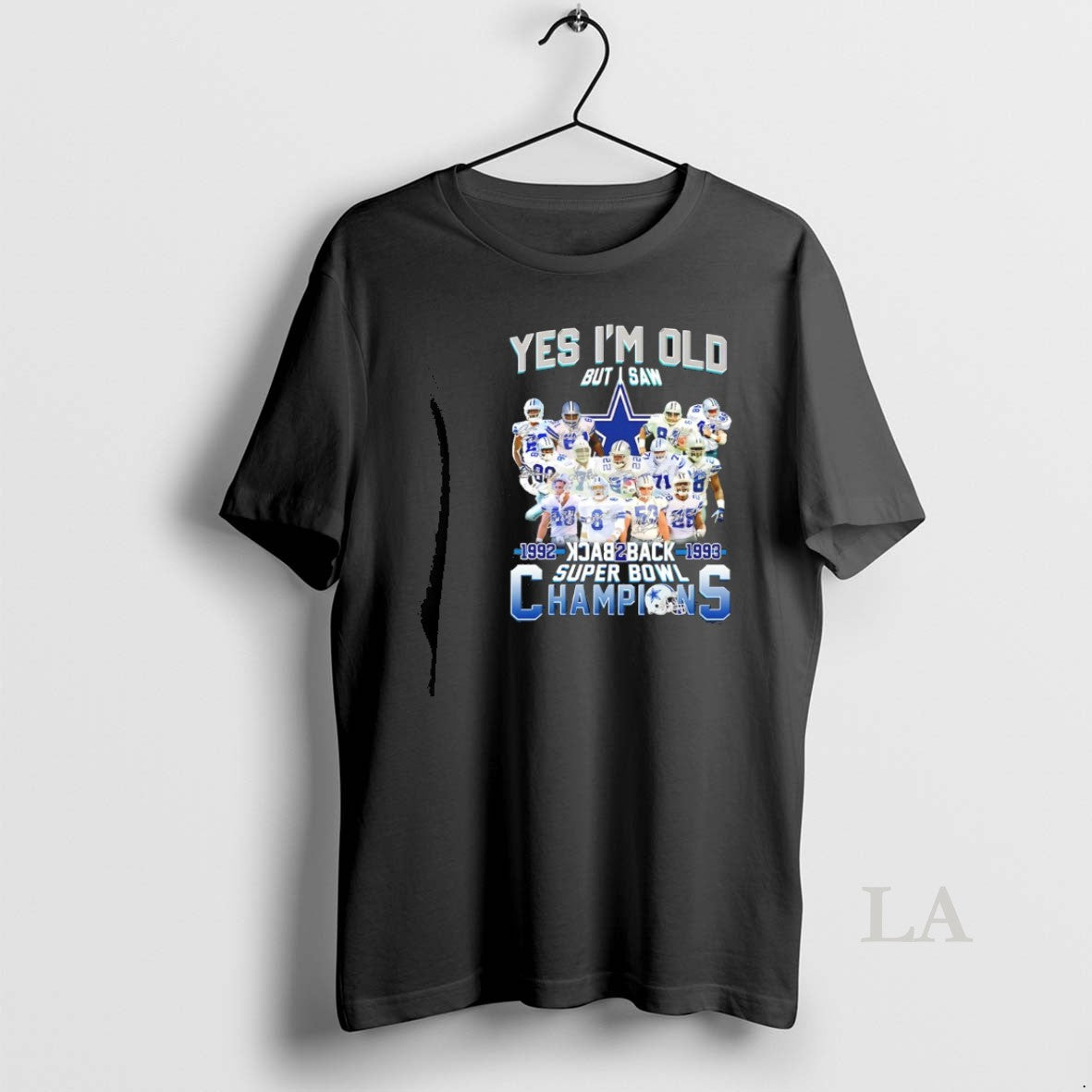Original Dallas Cowboys Yes Im Old But I Saw Back 2 Back 1992 1993 Super - clothing by TeeHivey.com