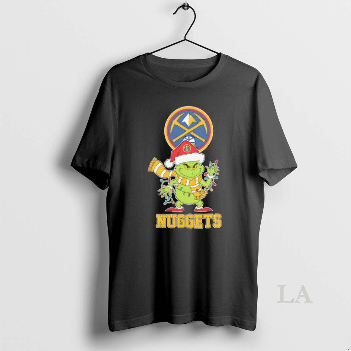Original Denver Nuggets Christmas Grinch Santa Holiday - clothing by TeeHivey.com