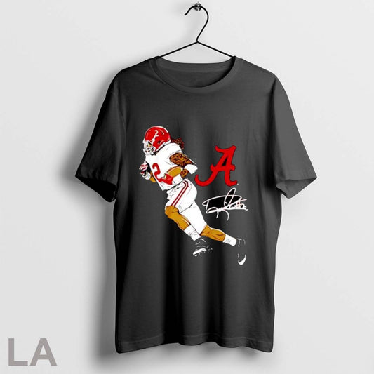 Original Derrick Henry Superstar Pose Alabama Football Signature T Shirt