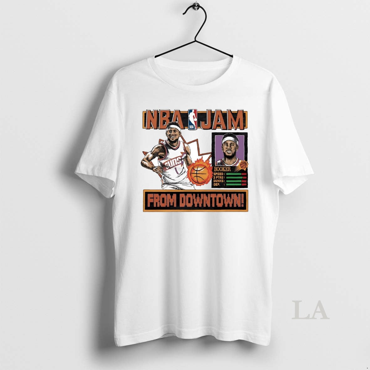 Original Devin Booker From Downtown Nba Jam Suns - clothing by TeeHivey.com