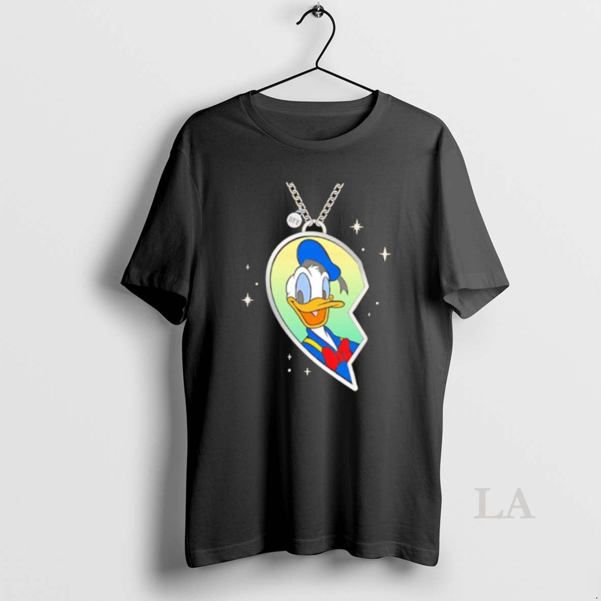Original Donald Duck Best Friends Matching Heart Necklace - clothing by TeeHivey.com
