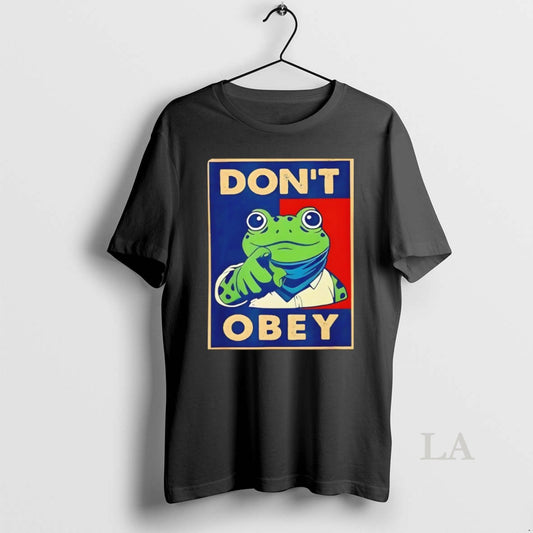Original Dont Obey Portland Frog Anti Fascism Hope - clothing by TeeHivey.com
