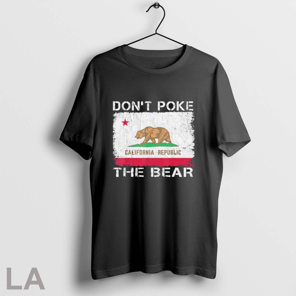 Original Dont Poke The Bear California Republic Flag - clothing by TeeHivey.com
