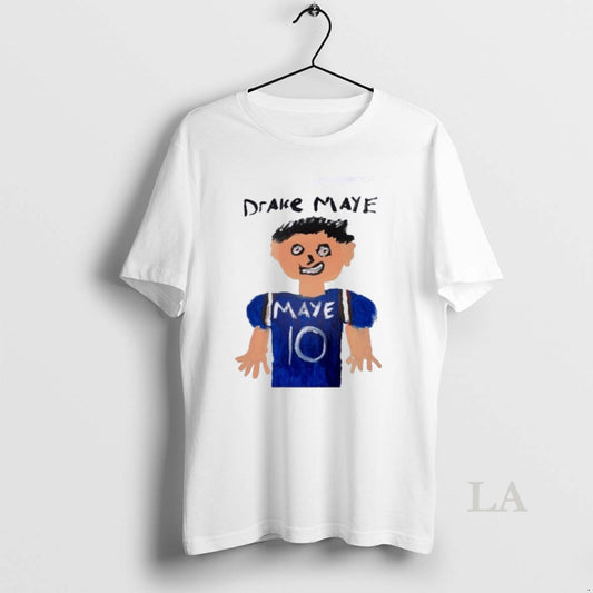 Original Drake Maye Painting - clothing by TeeHivey.com