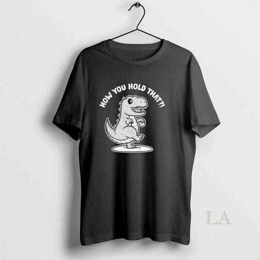 Original Dustin May Dinosaur Pitcher How You Hold That - clothing by TeeHivey.com