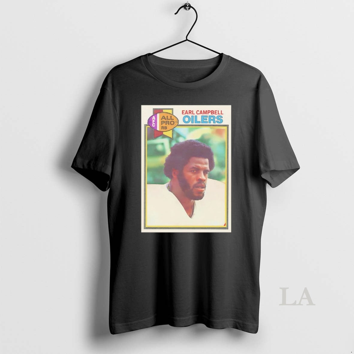 Original Earl Campbell Trading Card Houston Oilers - clothing by TeeHivey.com