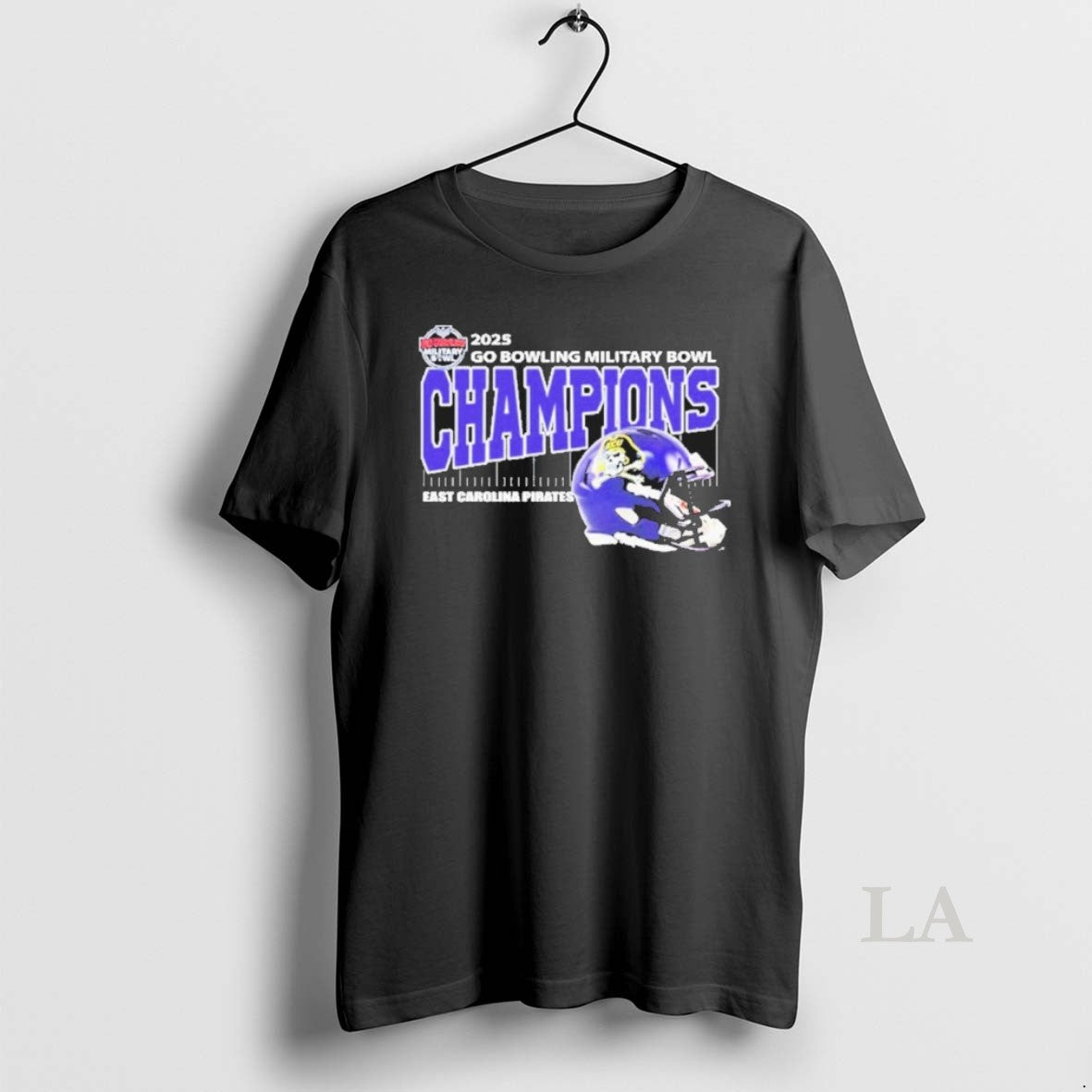 Original East Carolina Pirates Football 2025 Go Bowling Military Bowl Champions Helmet - clothing by TeeHivey.com