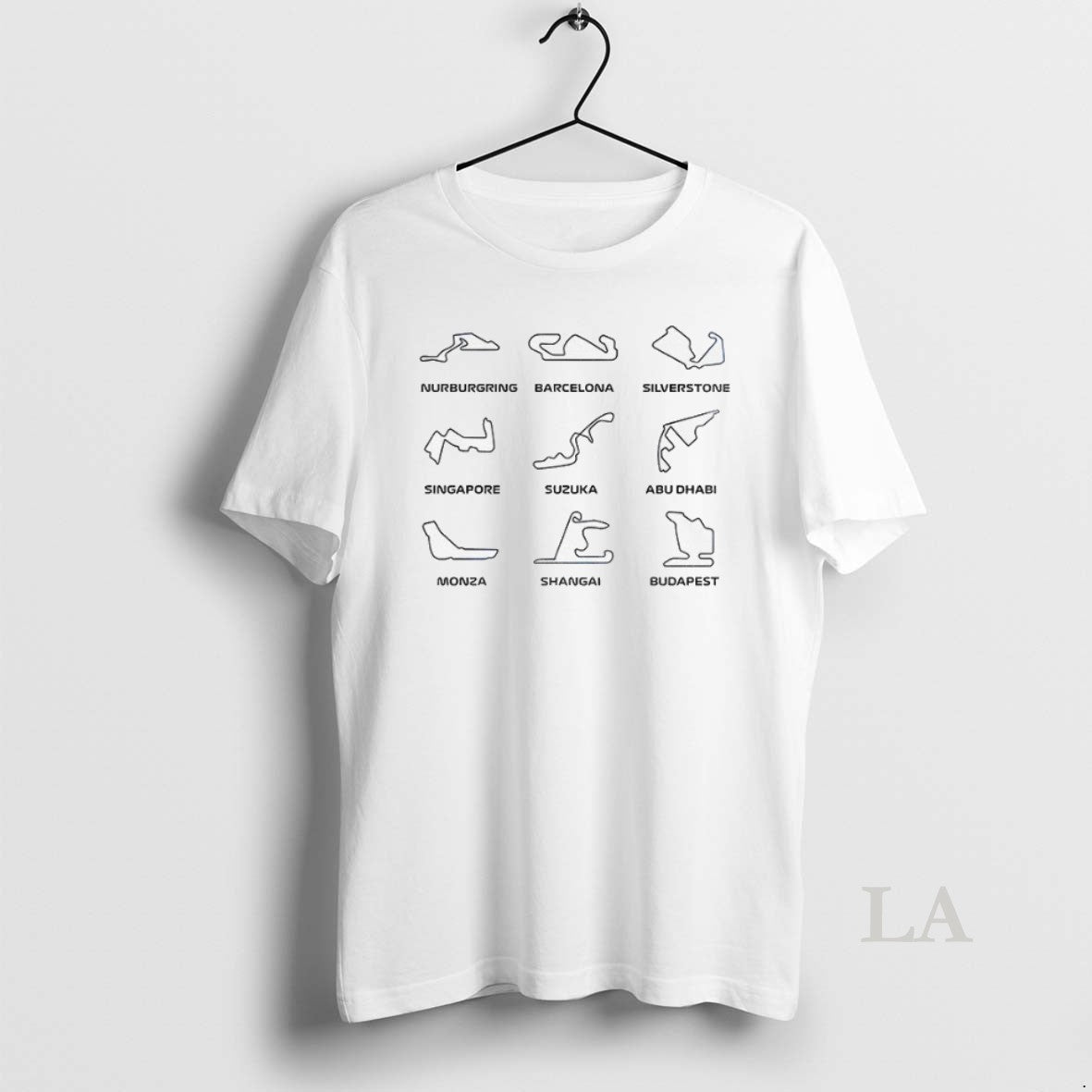 Original F1 Track Circuit Bundle Motorsport Art For Racing Fans - clothing by TeeHivey.com