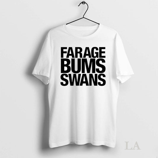 Original Farage Bums Swans Ornaments - clothing by TeeHivey.com