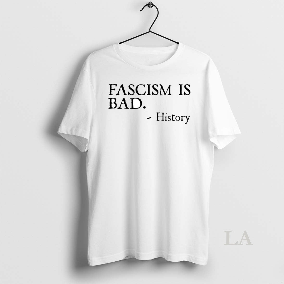 Original Fascism Is Bad History Circle - clothing by TeeHivey.com