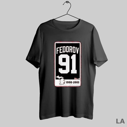 Original Fedorov 91 The Alumni 1990 2003 Hockey - clothing by TeeHivey.com