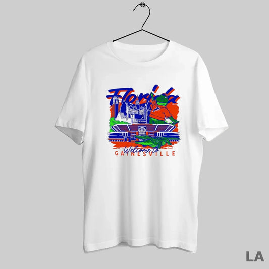 Original Florida Gators Football Welcome To Gainesville Hand Drawn Campus Masot - clothing by TeeHivey.com