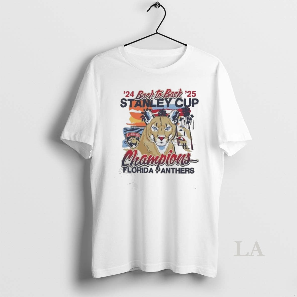 Original Florida Panthers Back To Back Florida Sunset Franklin 2024 2025 - clothing by TeeHivey.com