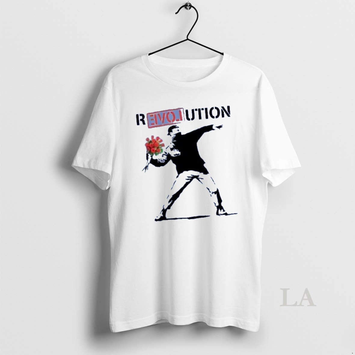 Original Flower Thrower Revolution Rose - clothing by TeeHivey.com