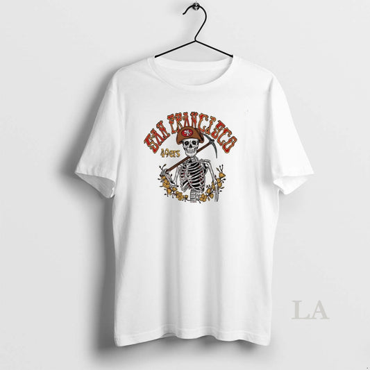 Original Francisco 49ers Fooball Miner Skeleton - clothing by TeeHivey.com