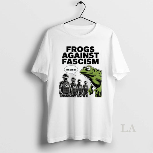 Original Frogs Against Fascism Usa 50501 No Kings Resist - clothing by TeeHivey.com