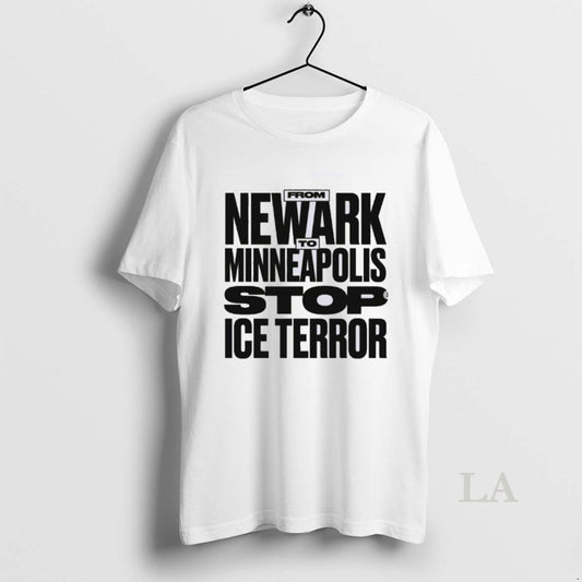 Original From Newark To Minneapolis Stop Ice Terror - clothing by TeeHivey.com