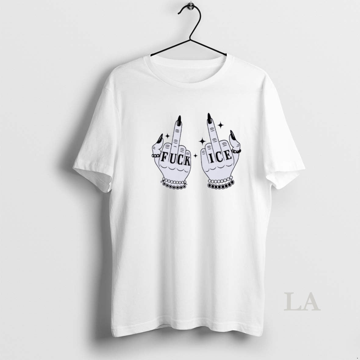 Original Fuck Ice Middle Fingers - clothing by TeeHivey.com